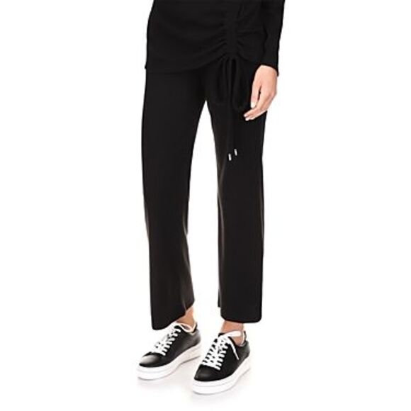 Michael Kors Ribbed Kick-Flare Pants In Black - L - Picture 1 of 3